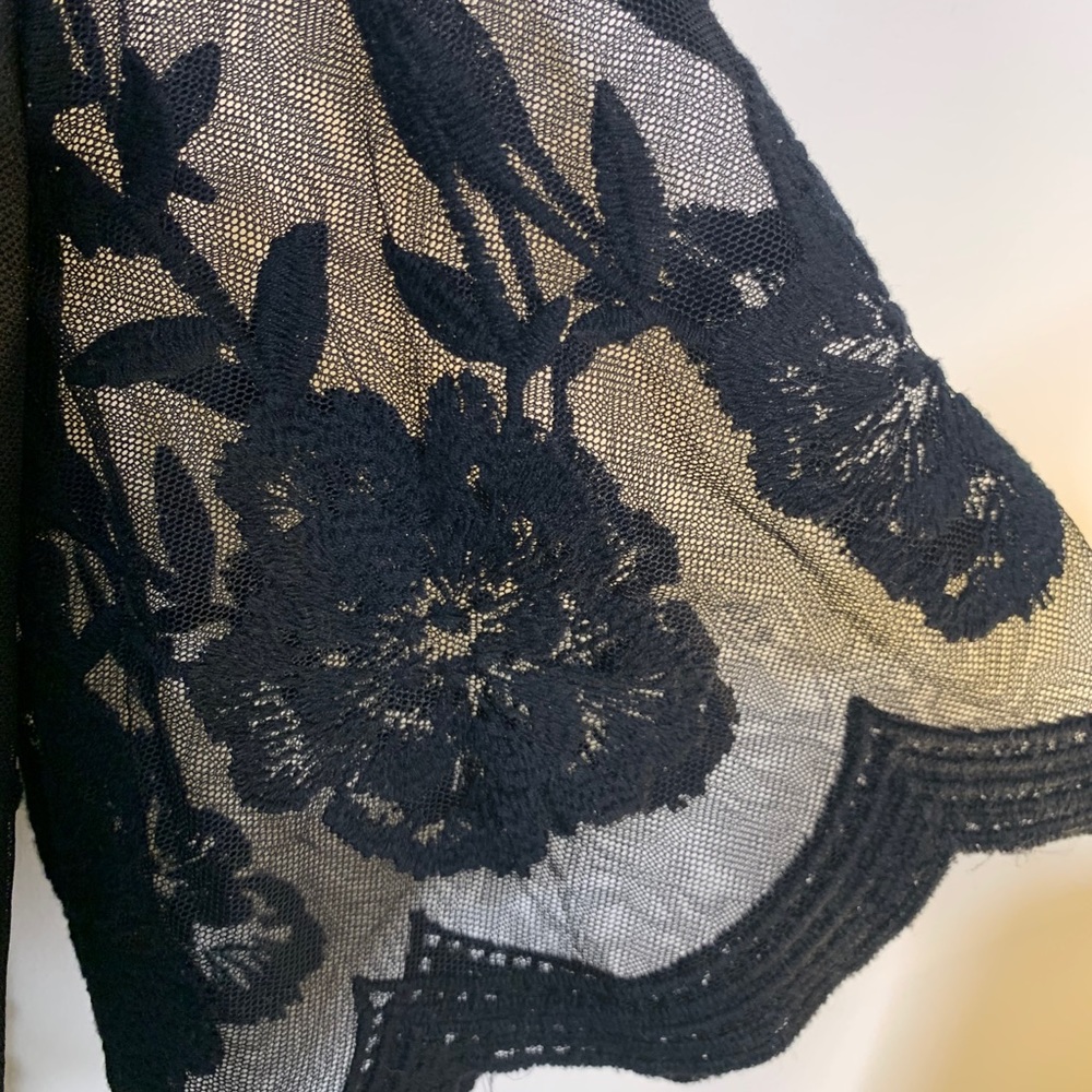 Black Lace Romper - Lily Rain - Picture 3 of 5
